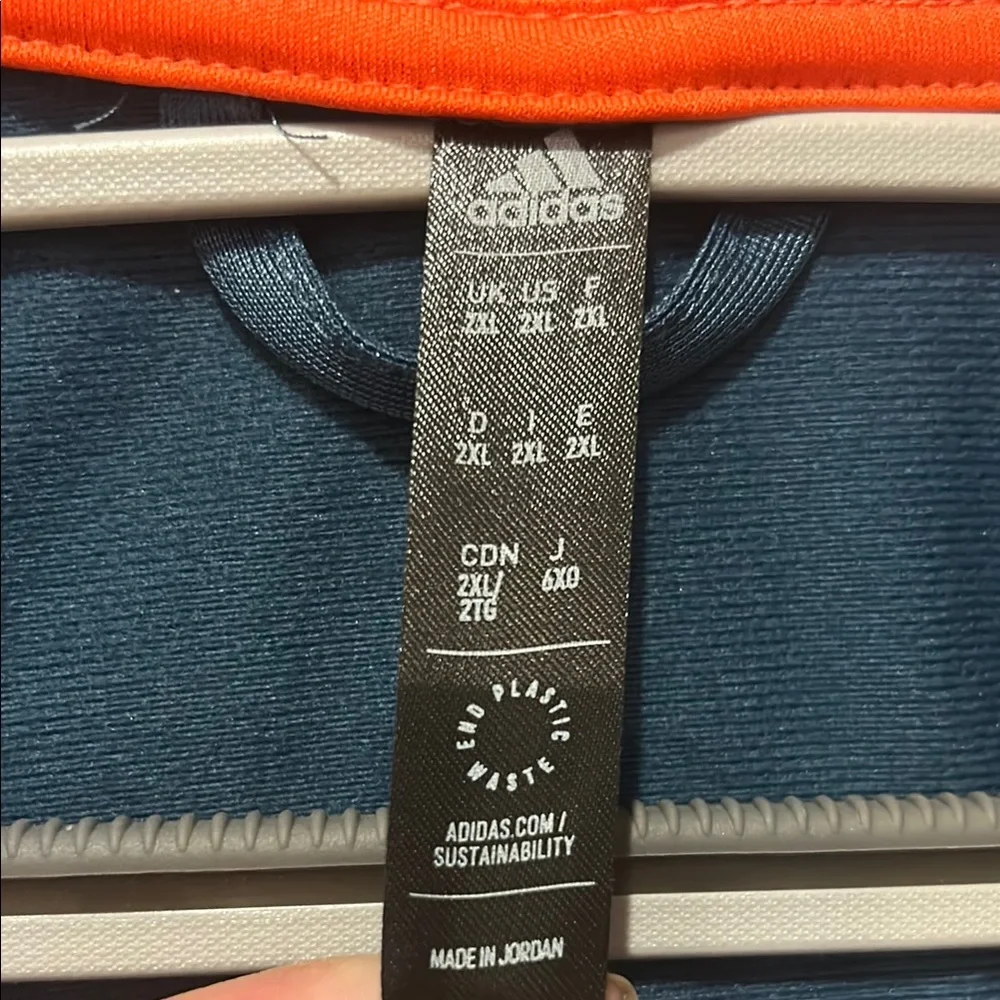 ADIDAS Men's Essentials Warm-Up 3-strip Track Top/Jacket Size-2XL - Picture 4 of 7